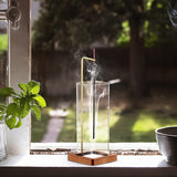 Inverted Vertical Incense Stick Holder Glass Bottle_4