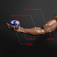 LED Wrist Powerball Hand Grip Strengthener Wrist Forearm Exerciser for Stronger Wrist Bones and Muscle_8