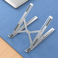 9 Levels Height Adjustable Alumiinum Alloy Portable Laptop Stand_13