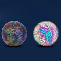 Reflective Football Glow in The Dark Soccer Ball Size 5 Training Ball_11