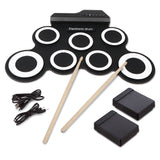 7 Pads Roll-Up Electronic Drum Practice Kit_4