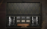 The Connoisseur's Set - Whiskey Stones & Palm Glass Edition