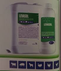 LEVASOL 10% Levamisol vermifugo soluzione orale per bovini, ovini, suini e pollame 5L