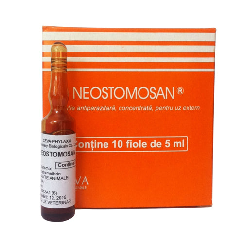 NEOSTOMOSAN 1 x 5ml External Antiparasitic for dog and cat against Flea & Trick