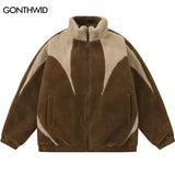 Lambswool Coats Thicken Warm Padded Jackets