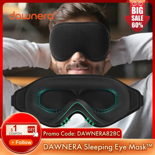 3D Contoured Cups Sleeping Eye Mask