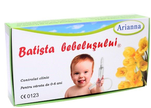 ARIANNA Baby Vac Vacuum Nasal Aspirator Nose Cleaner Kid