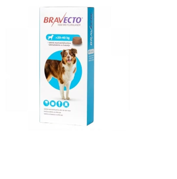 Bravecto for Dogs - fluralaner - 44-88 lbs (1 chew) - [Flea & Ticks]