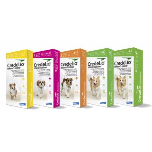 CREDELIO-3 Tablets -Against Flea & Tick  For DOGS