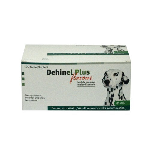 Dehinel Plus Flavour Allwormer for DOGS 10 Tablets