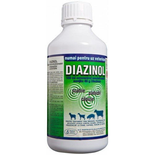 Diazinol 100ml Diazinon 60mg External Antiparasitic for Bovine,Ovine,Caprine - NOT FOR BEES