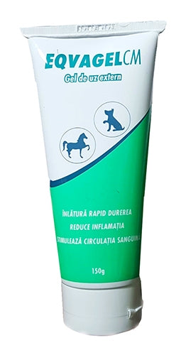 EQVAGEL CM 150g - gel antiseptic ,antipruritic revulsive anti-inflamatory for Dogs & Horses