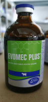 Evomec Plus 1% ivermectine + Clorsulon - Dewormer- Antiparasitic for Cattle, Sheeps, Dogs