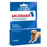 MILBEMAX 125mg 2 Tablets for DOG AllWormer