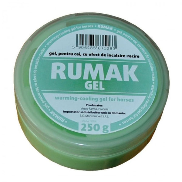 RUMAK Gel green -Worming-cooling gel for Horses Camphor: antirheumatic, antifebril, anti-inflamatory