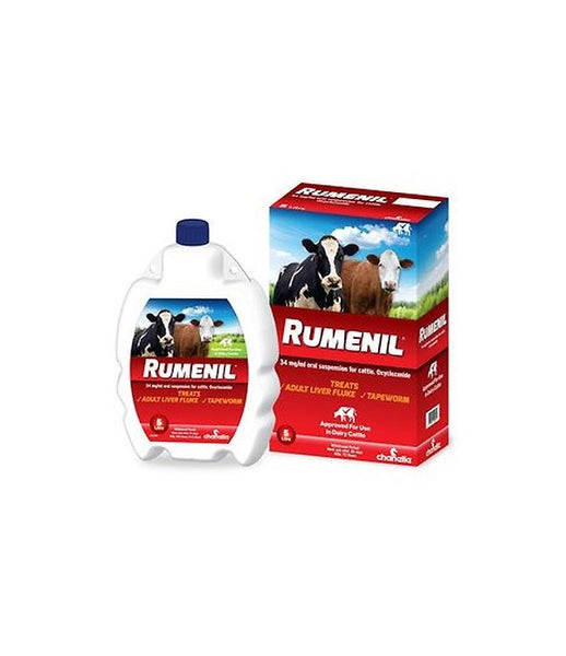 RUMENIL For BOVINE-Treatment of chronic fascioloses caused by the adult stage of hepatic fasciola, sensitive to oxycllosanide