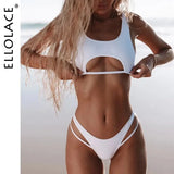 High Cut Hollow Out Micro Swimwear