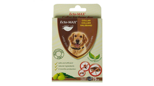 Ecto-MAX Collar antiparasitic size L-75cm for Dogs 4 months protection